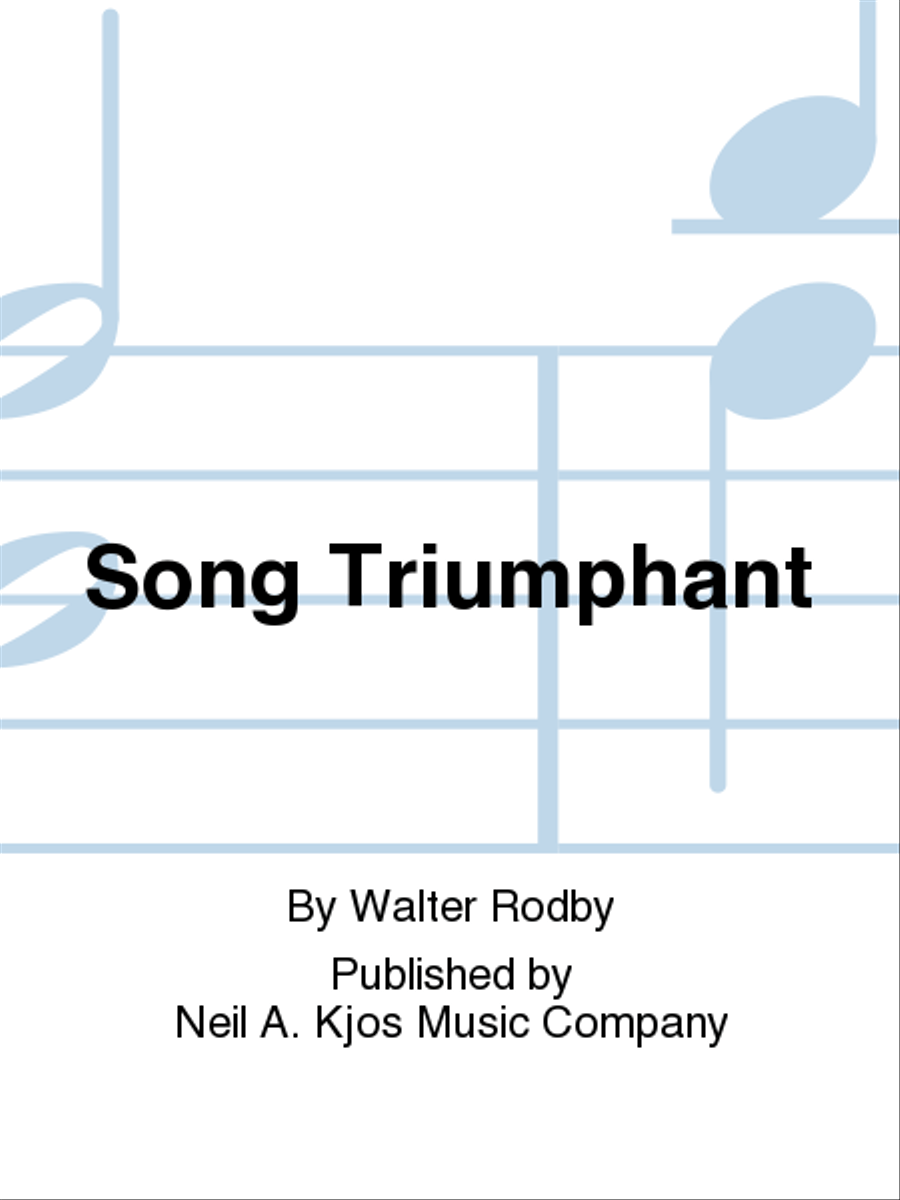 Song Triumphant 4-Part scores gallery preview page 1