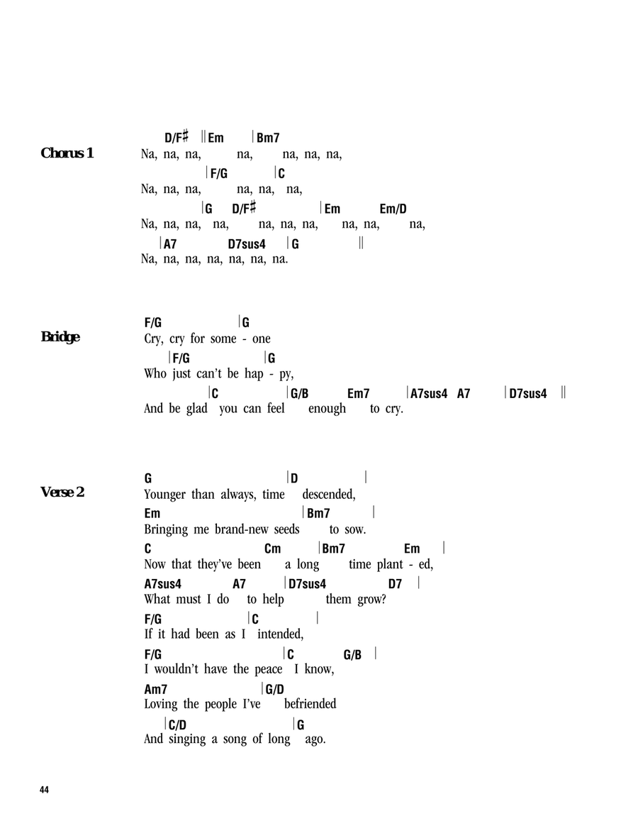 Song Of Long Ago Acoustic Guitar scores gallery preview page 2
