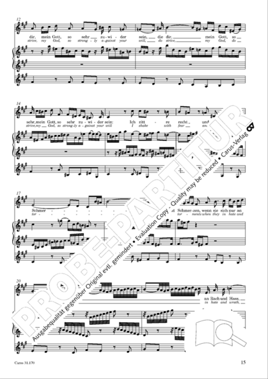 O blessed rest, o welcome heart's delight (Vergnugte Ruh, beliebte Seelenlust) Orchestra scores gallery preview page 16