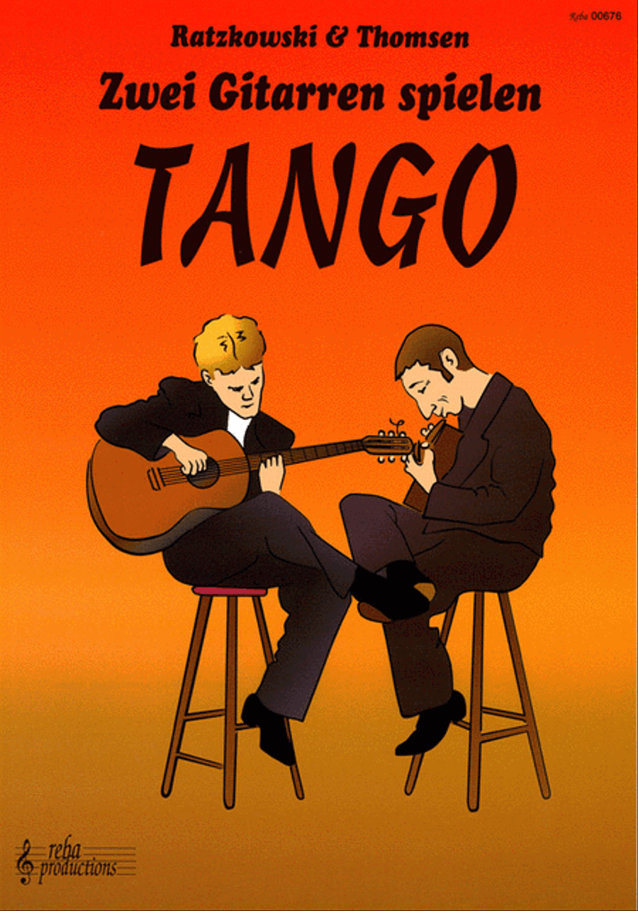 Zwei Gitarren Spielen Tango Classical Guitar scores gallery preview page 1