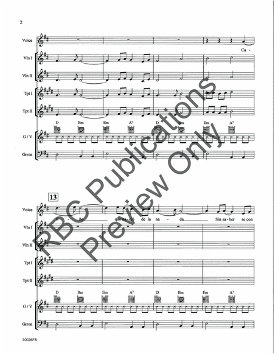 Carino (Score) Voice scores gallery preview page 4