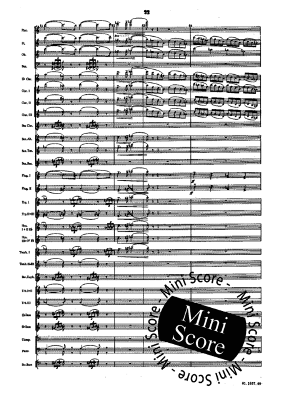 Evocazioni Concert Band scores gallery preview page 26