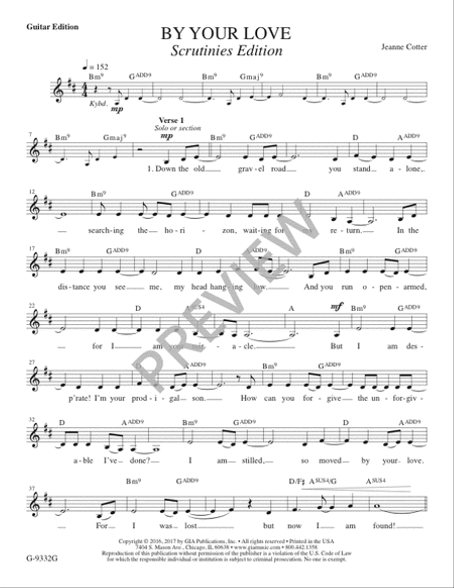 By Your Love - Scrutinies edition, Guitar edition Guitar scores gallery preview page 2
