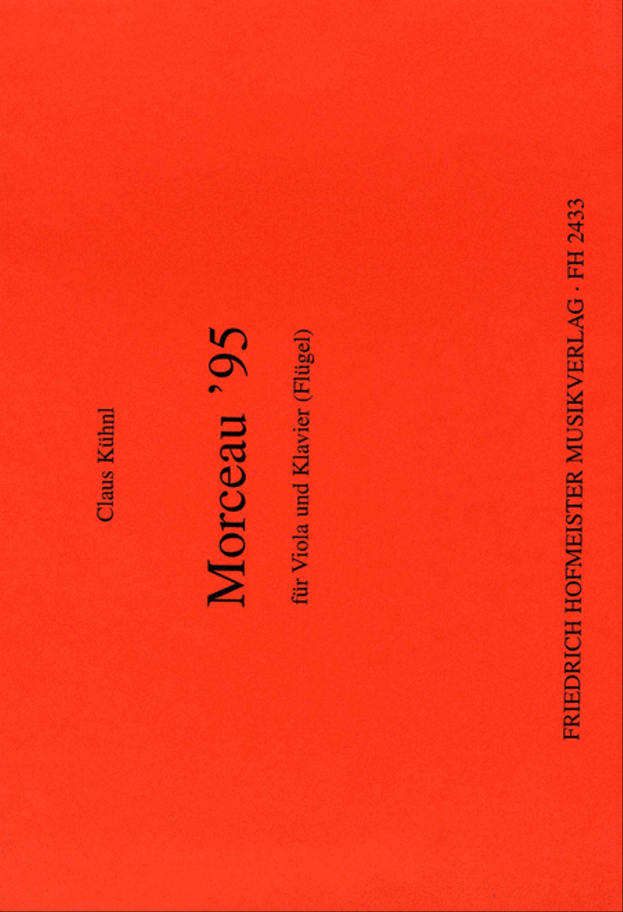 Morceau '95 Morceau '95 Viola scores gallery preview page 1