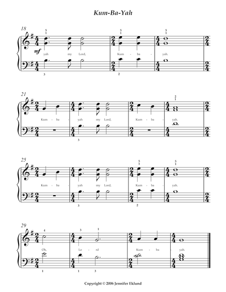 Folk Song Pack, Volume 5 - (6 song packet for later beginners) image number null
