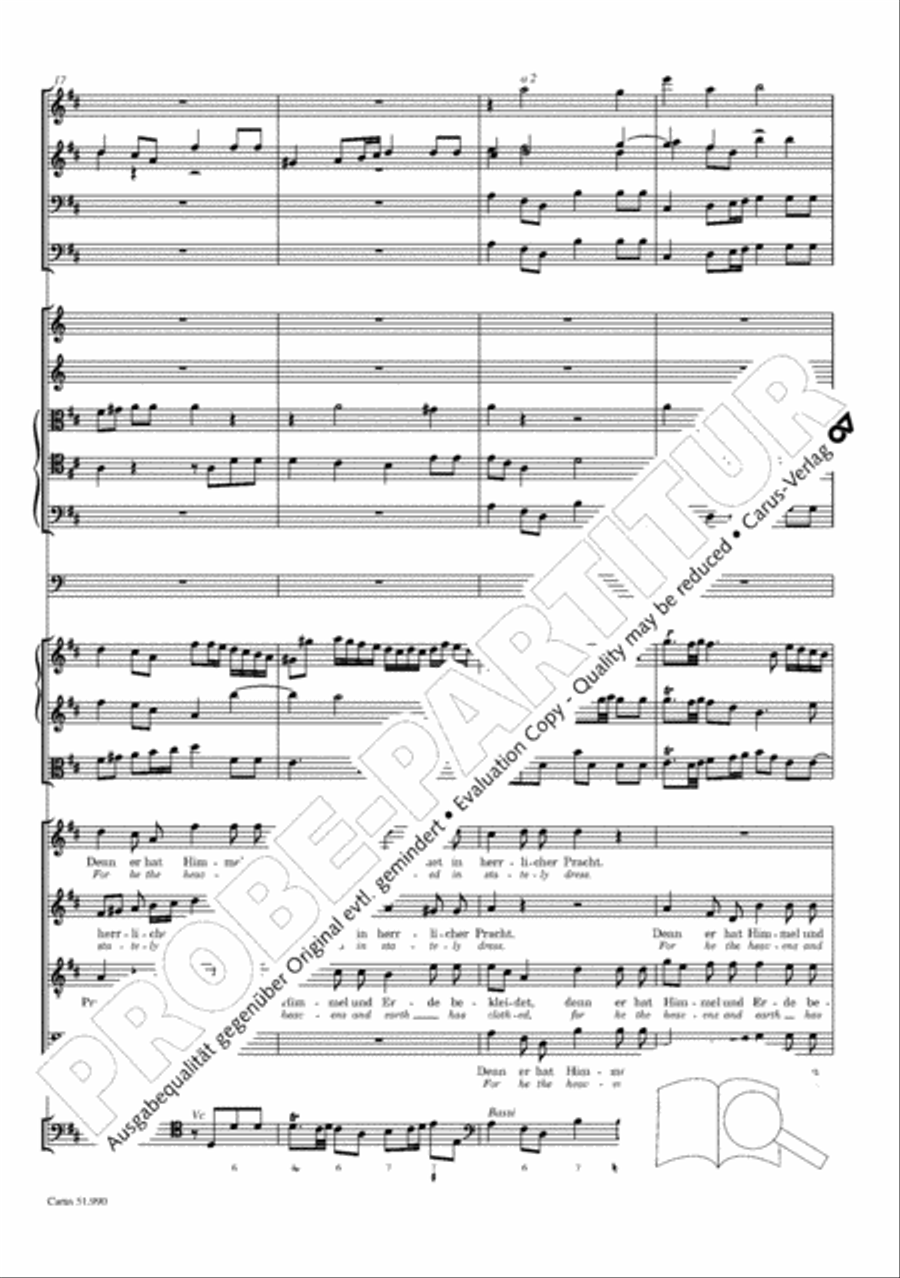 The Creation (Die Schopfung) 4-Part scores gallery preview page 99