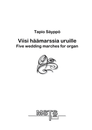Book cover for Five wedding marches for organ