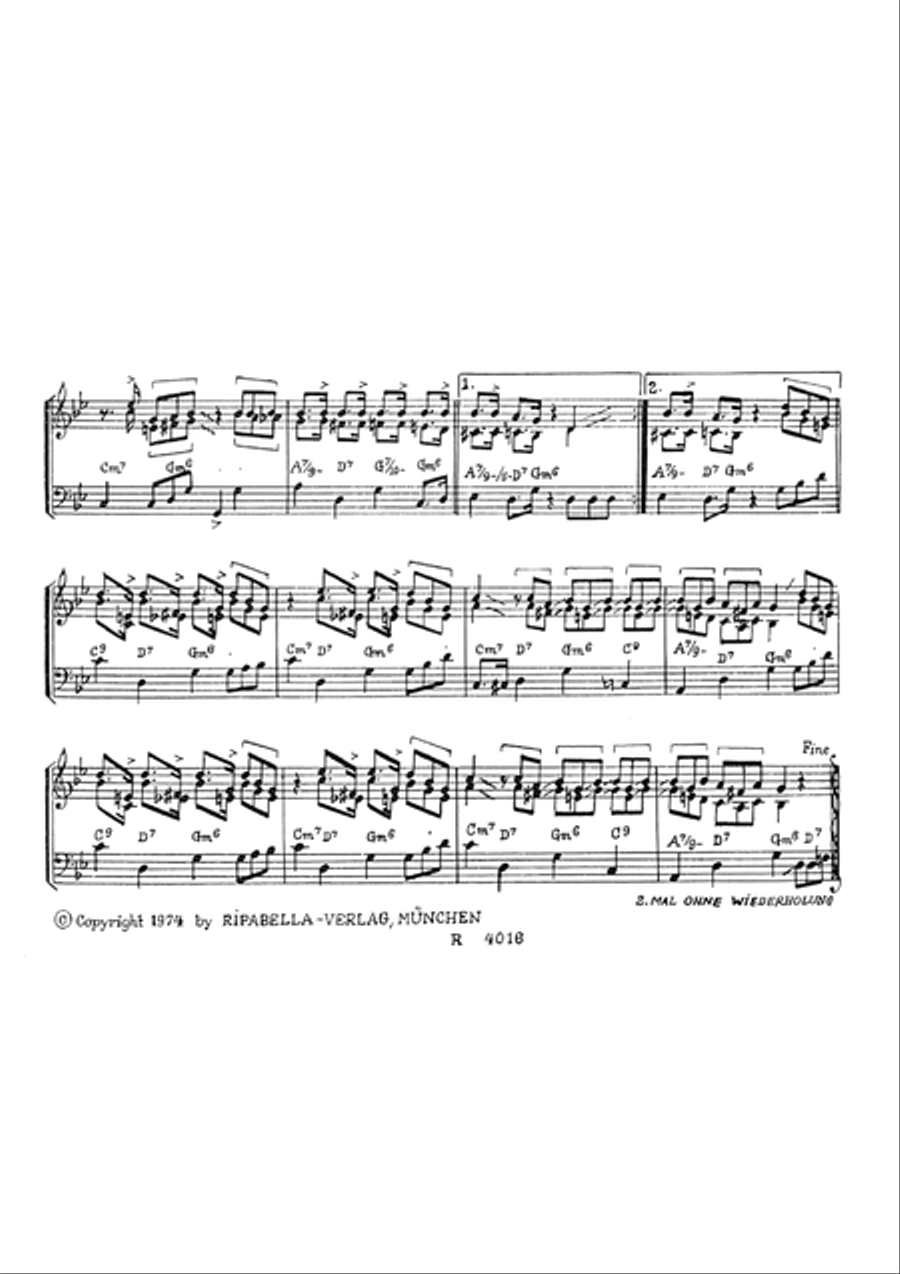 Poor Man's Shuffle Piano Solo scores gallery preview page 4