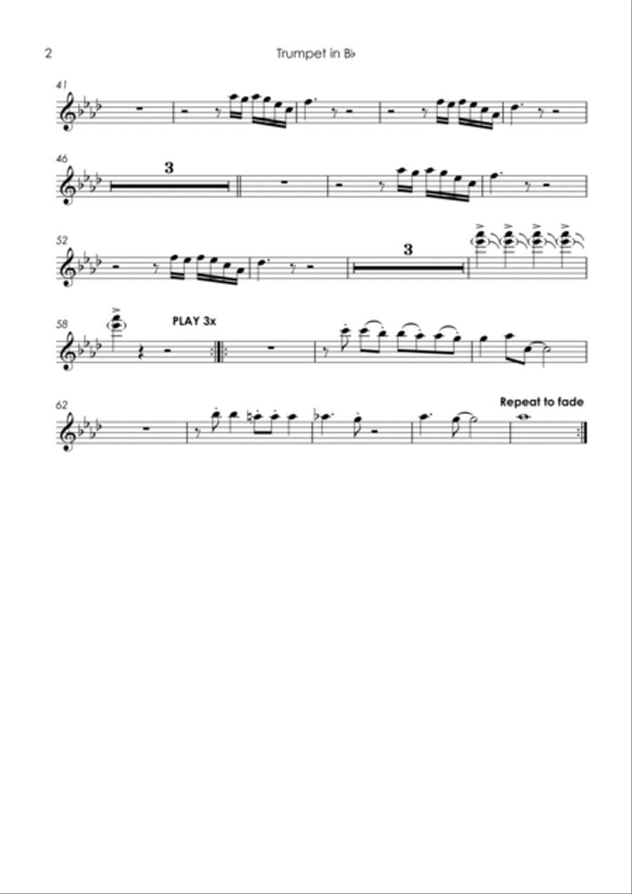 Y.m.c.a. Tenor Saxophone scores gallery preview page 4