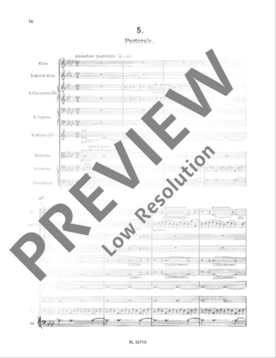 Pelléas et Mélisande Chamber Orchestra scores gallery preview page 17