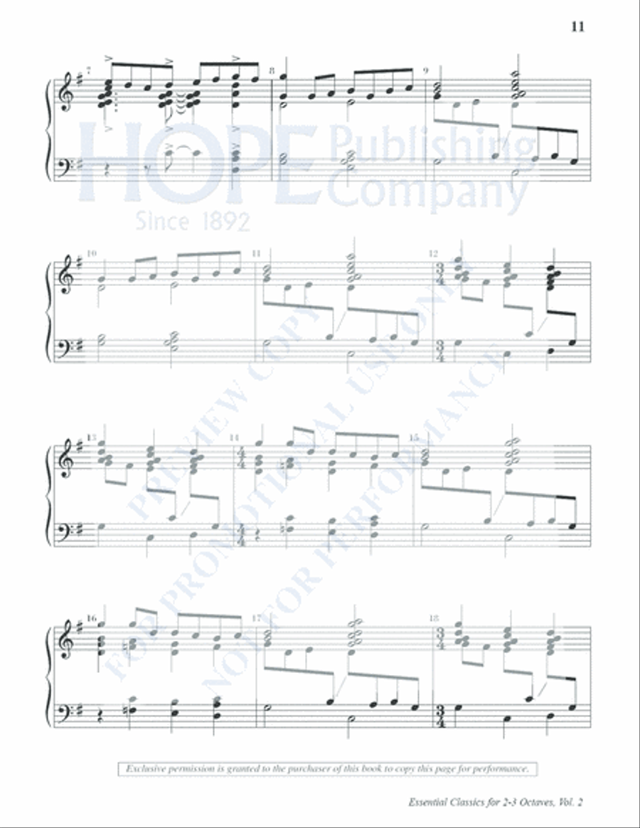 Essential Classics for 2-3 Octaves, Vol. 2 (Reproducible) Reproducible Packs scores gallery preview page 14