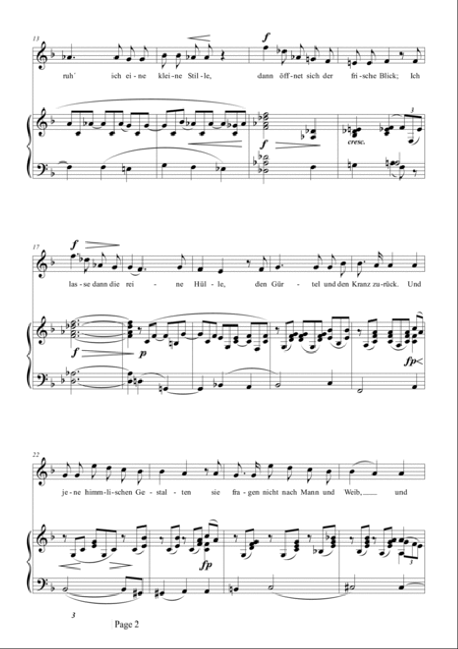 Schumann-So laßt mich scheinen,bis ich werde,Op.98a No.1 in F Major Voice scores gallery preview page 3