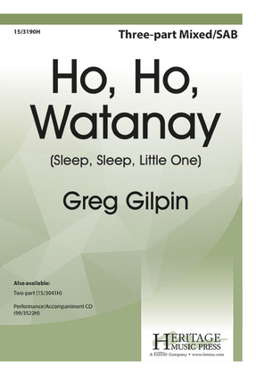 Book cover for Ho, Ho, Watanay