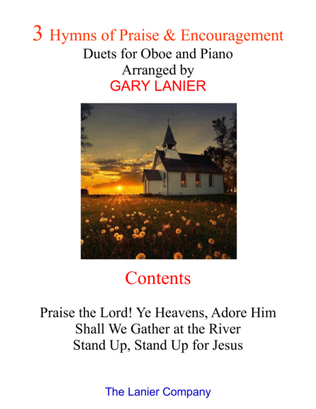 Book cover for 3 Hymns of Praise & Encouragement (Duets for Oboe and Piano)