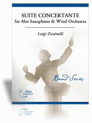 Suite Concertante for Alto Saxophone & Wind Orchestra (score & parts)