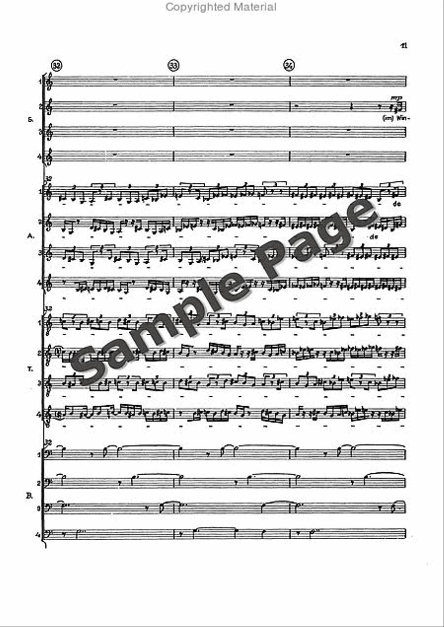 3 Phantasien 4-Part scores gallery preview page 12