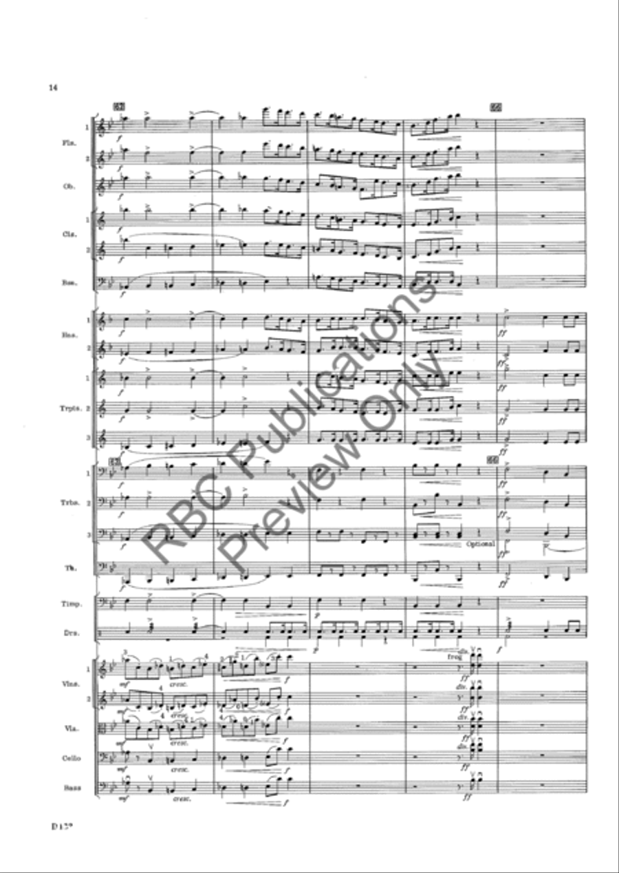 March To The Scaffold Full Orchestra scores gallery preview page 13