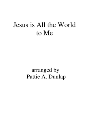 Book cover for Jesus is All the World to Me