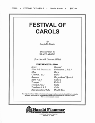 Book cover for Festival of Carols