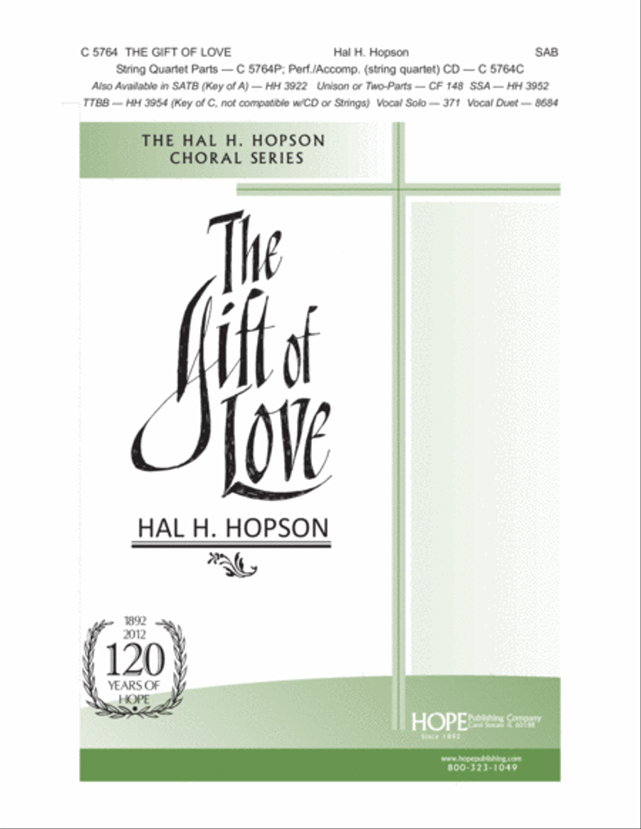 The Gift of Love 3-Part scores gallery preview page 2