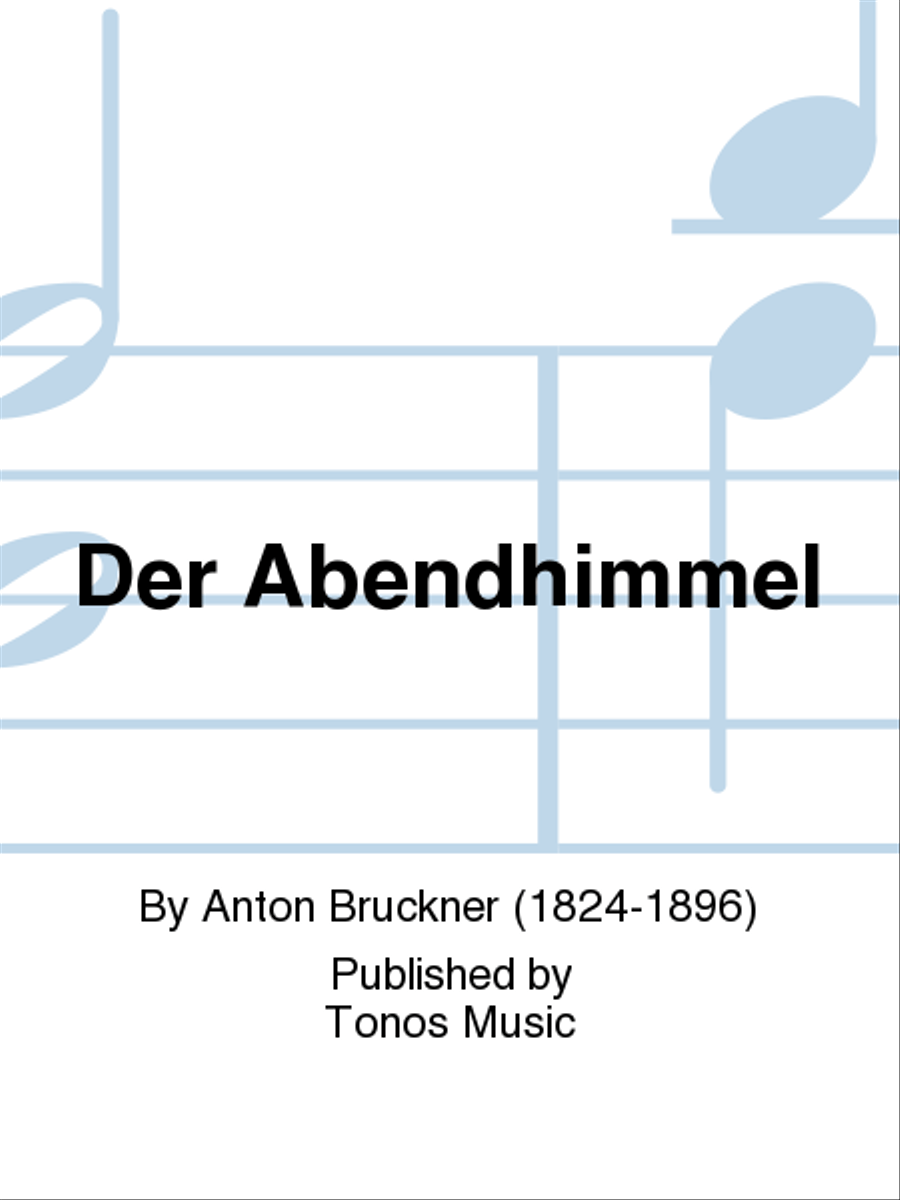 Der Abendhimmel TTBB scores gallery preview page 1