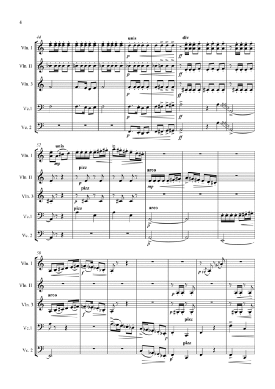 Sea Shanty Dance, for String Orchestra (School Arrangement)