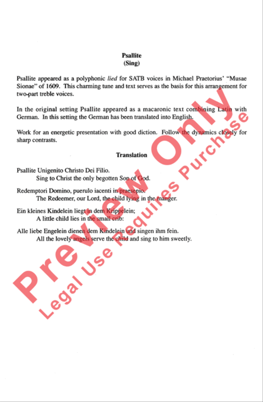 Psallite (Sing) 2-Part scores gallery preview page 2