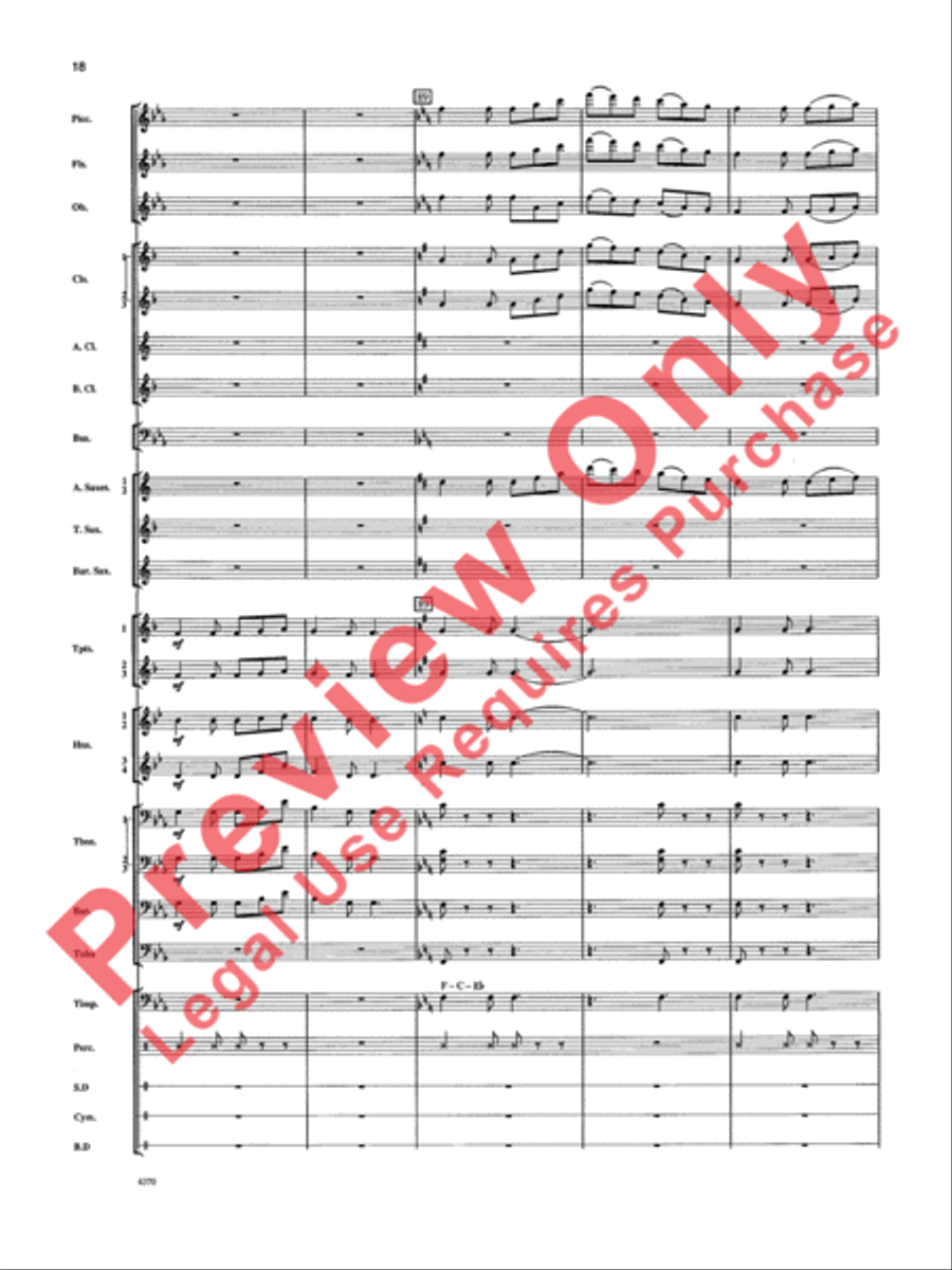 Ballymore Down Concert Band scores gallery preview page 19