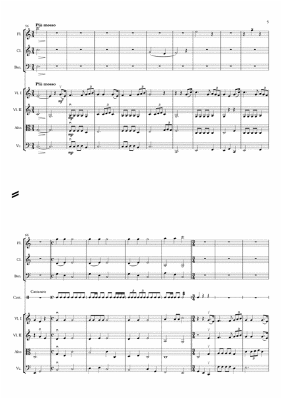 Le lutin artiste Unison Choir scores gallery preview page 5