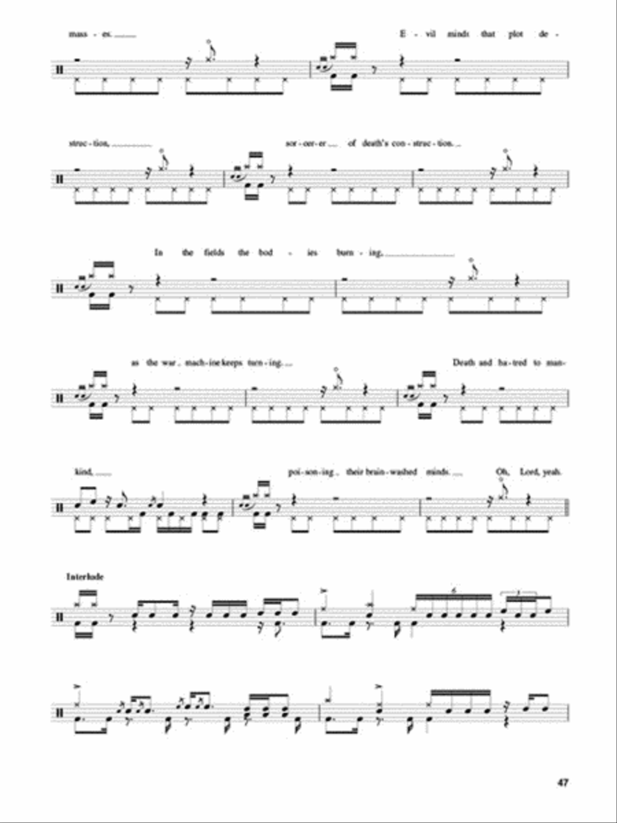 Hard Rock Hard Rock Drum Set scores gallery preview page 4