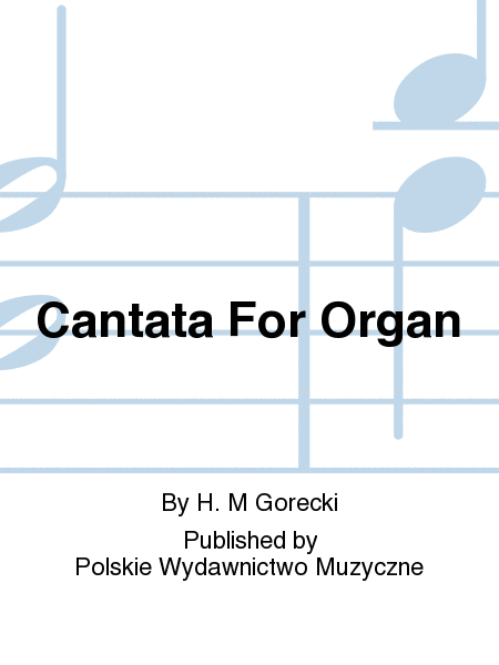 Cantata For Organ