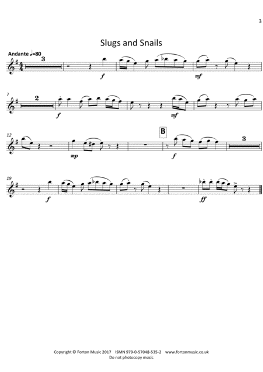 Dancing Through The Undergrowth Set of Parts scores gallery preview page 3