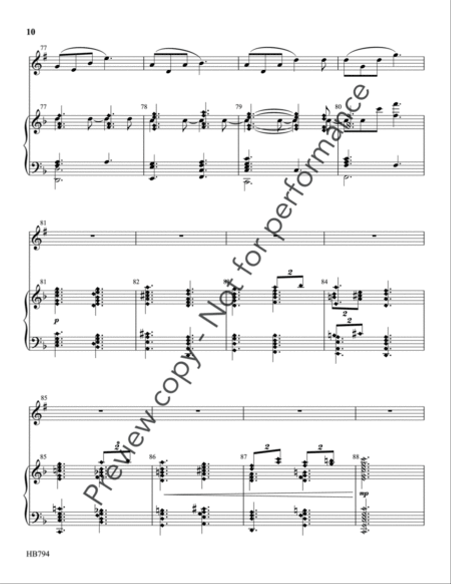 Joyful, Joyful, We Adore Thee - Tucker - full score 5-Octaves scores gallery preview page 9