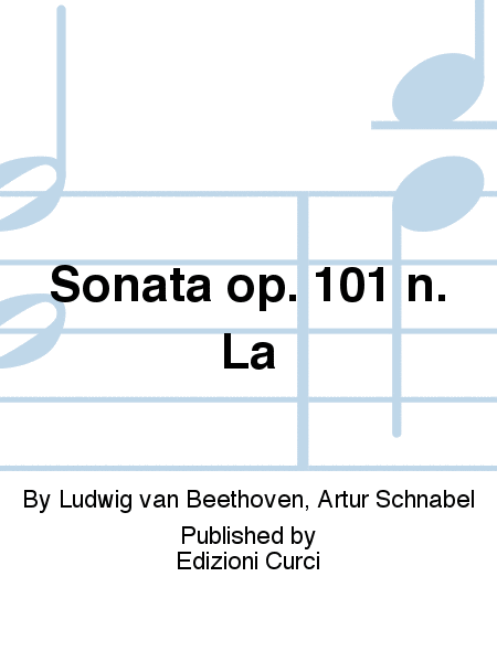 Sonata op. 101 n. La