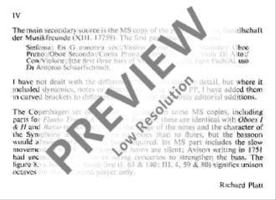 Symphony G minor Orchestra scores gallery preview page 5
