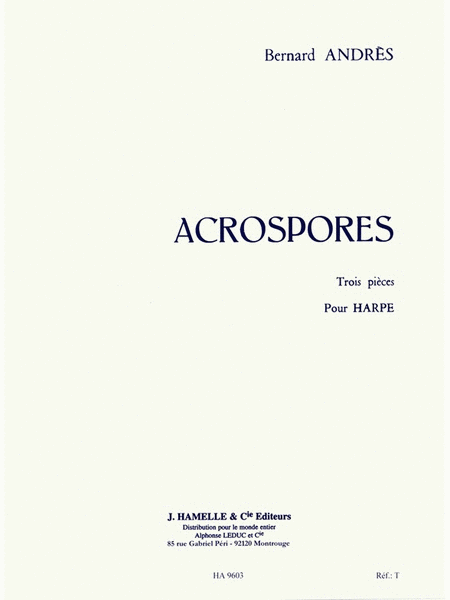 Acrospores (harp Solo)