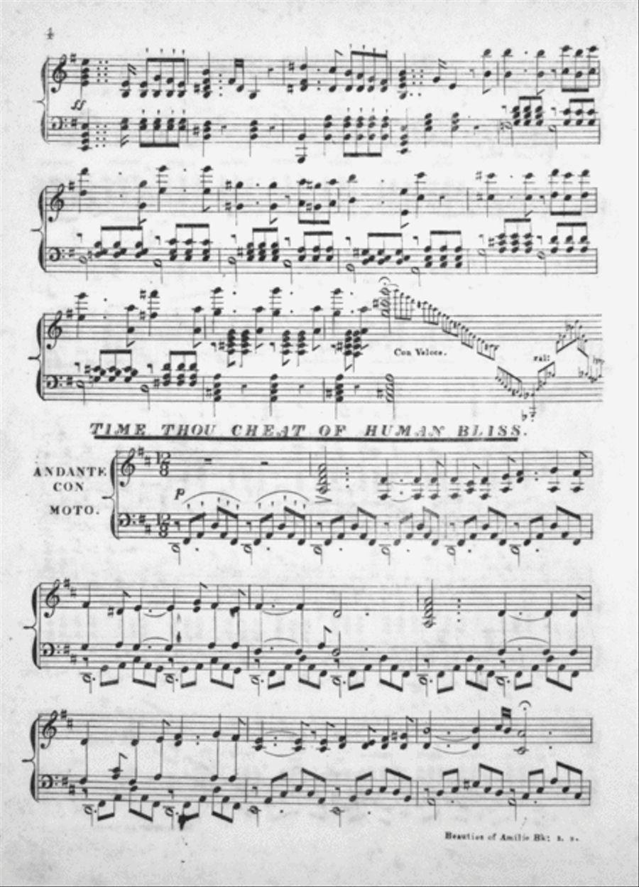 The Beauties of Amilie, or, The Love Nest Piano Solo scores gallery preview page 3