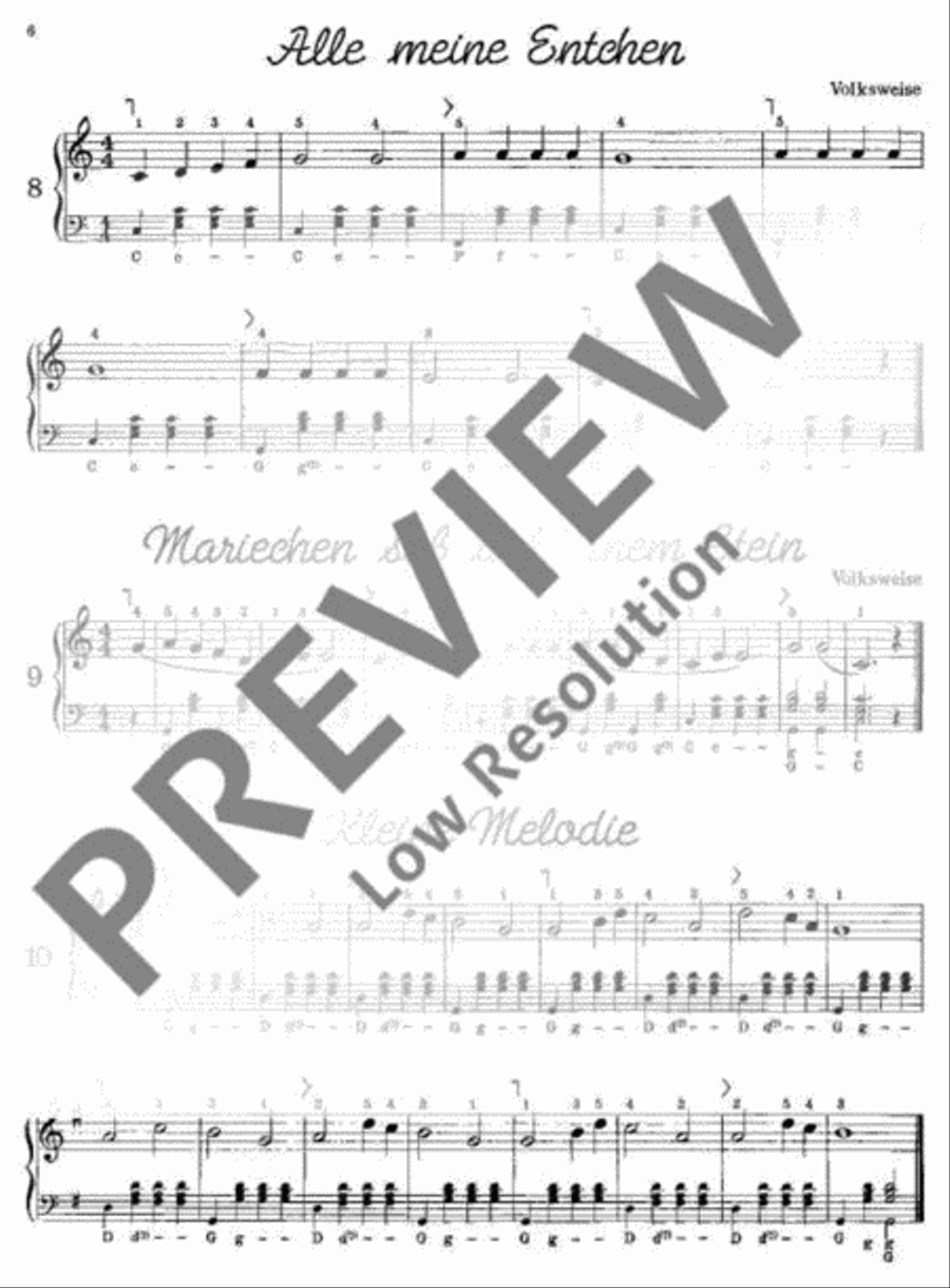 Für kleine Leute Accordion scores gallery preview page 7