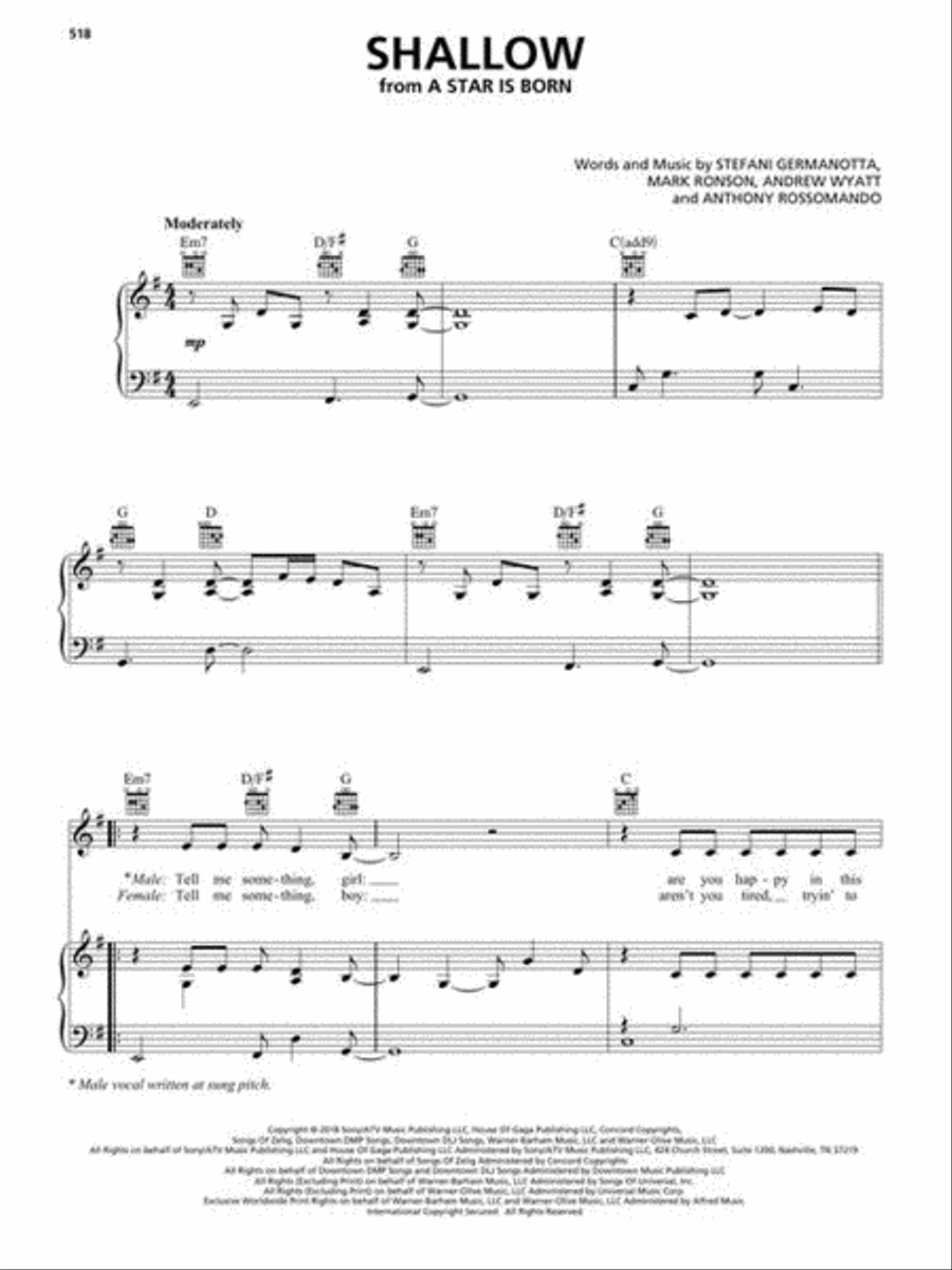 151 of the Most Beautiful Songs Ever Piano, Vocal, Guitar scores gallery preview page 7
