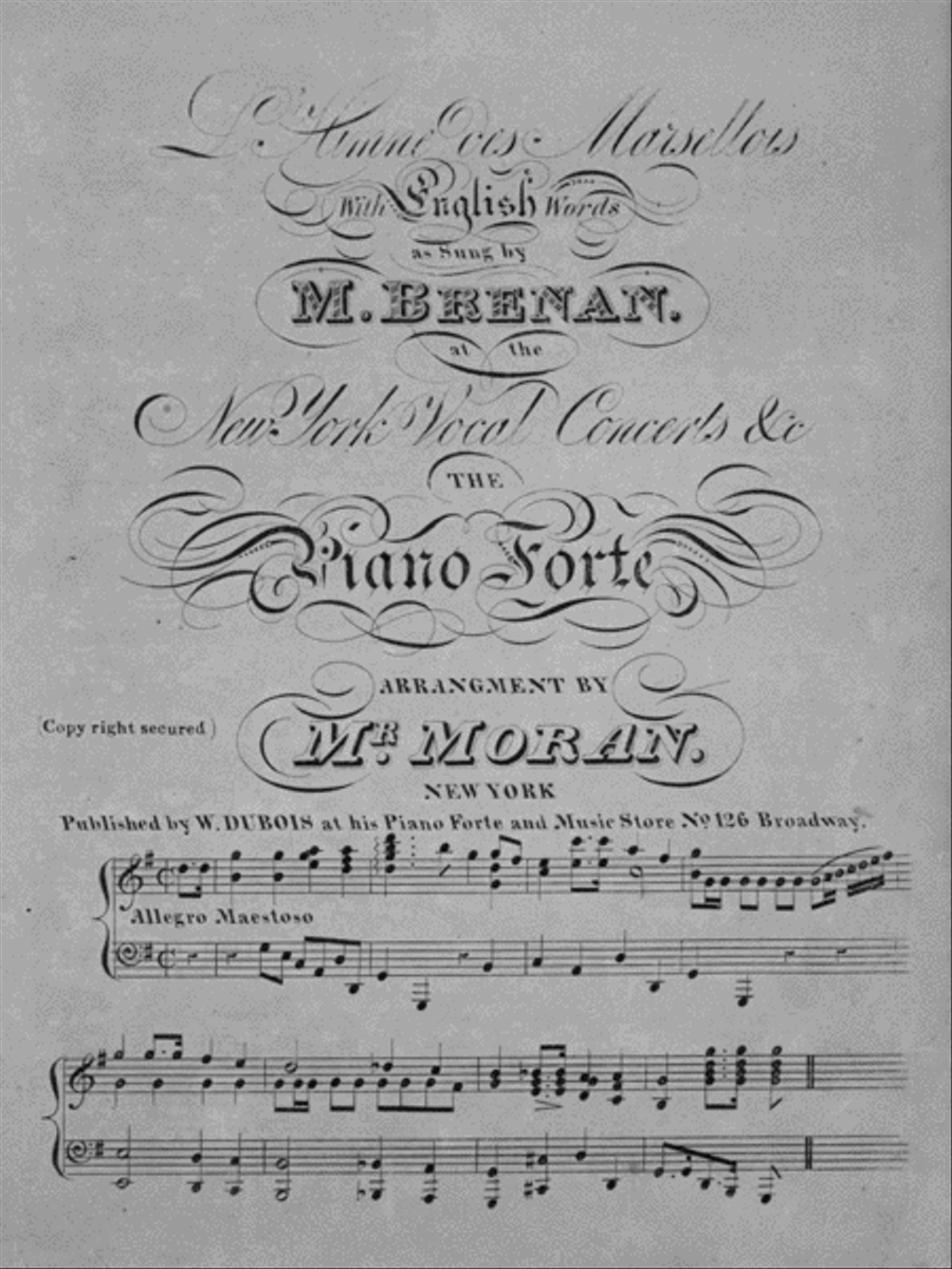 L'Himne des Marsellois Voice scores gallery preview page 1