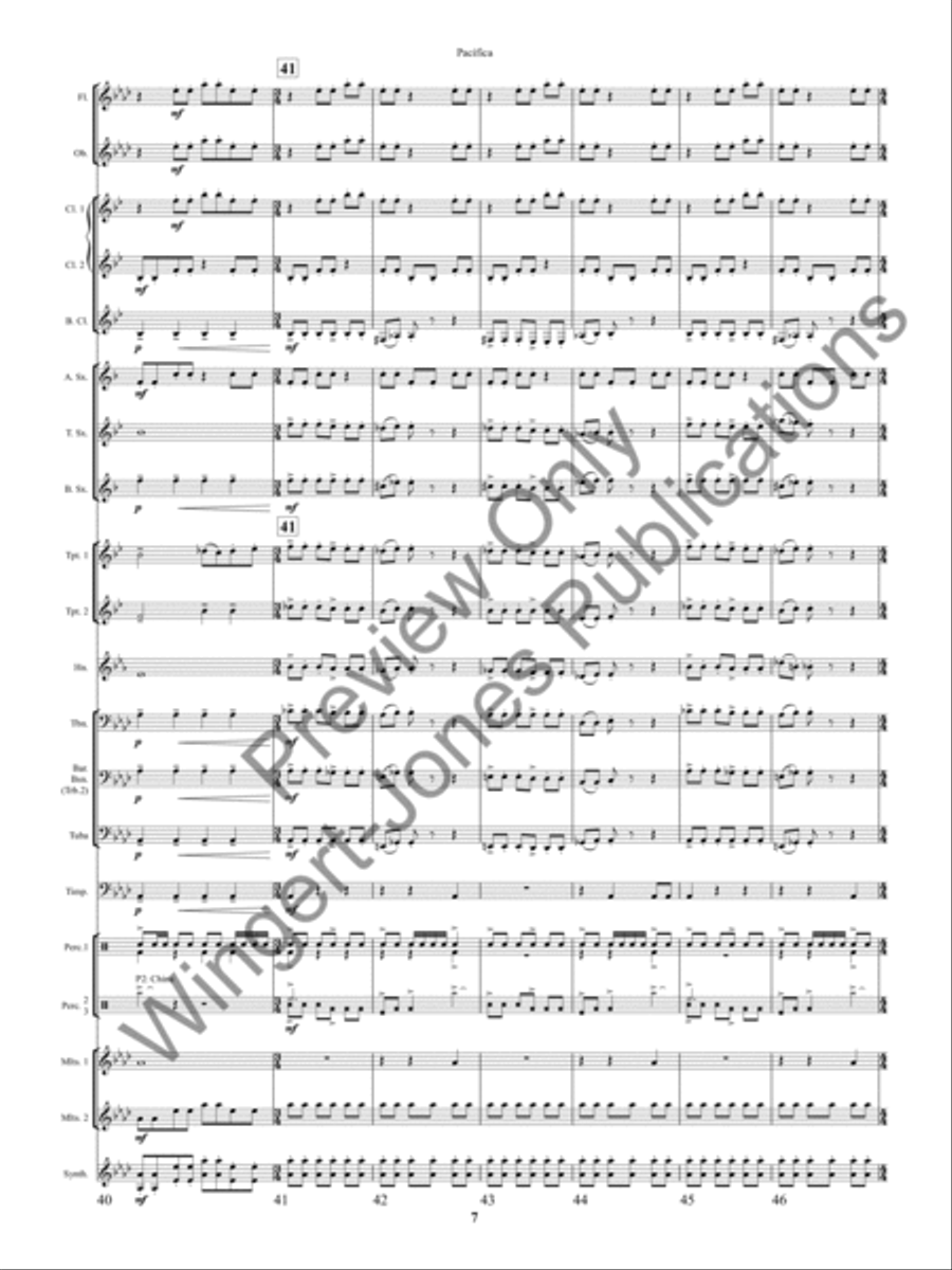 Pacifica Concert Band scores gallery preview page 10