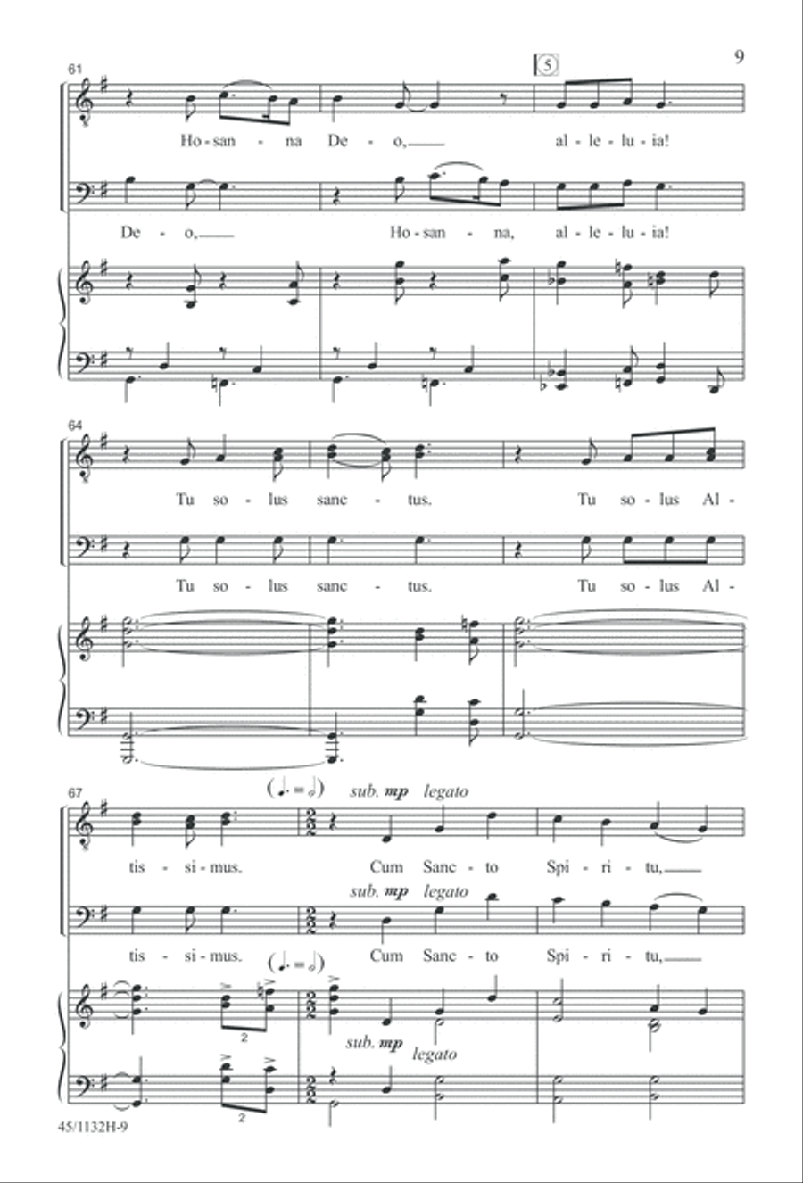 Singable Solutions for TB Choirs TB scores gallery preview page 9