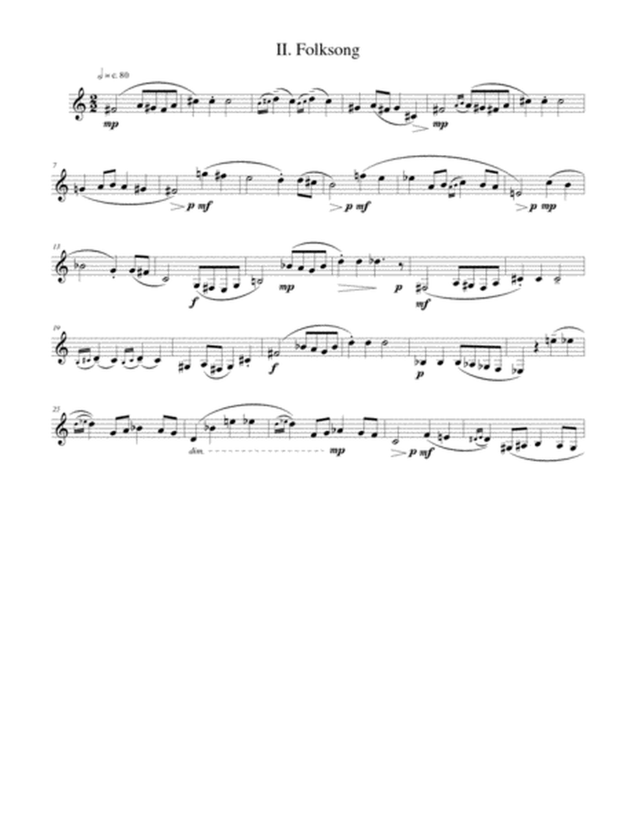 Weird Little Pieces for Bass Clarinet