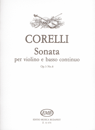 Sonata per violino e basso continuo op. 5, No. 8