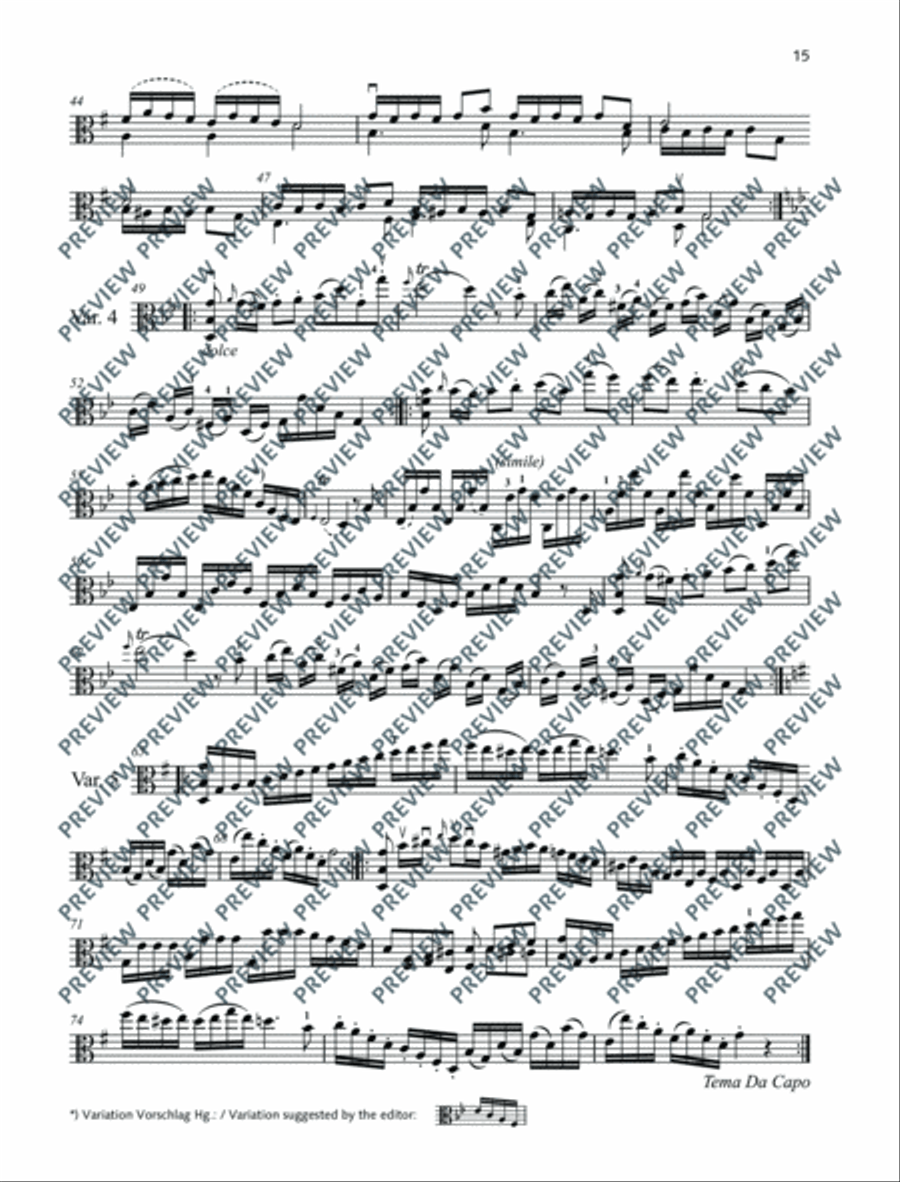 12 Studies Viola Solo scores gallery preview page 16