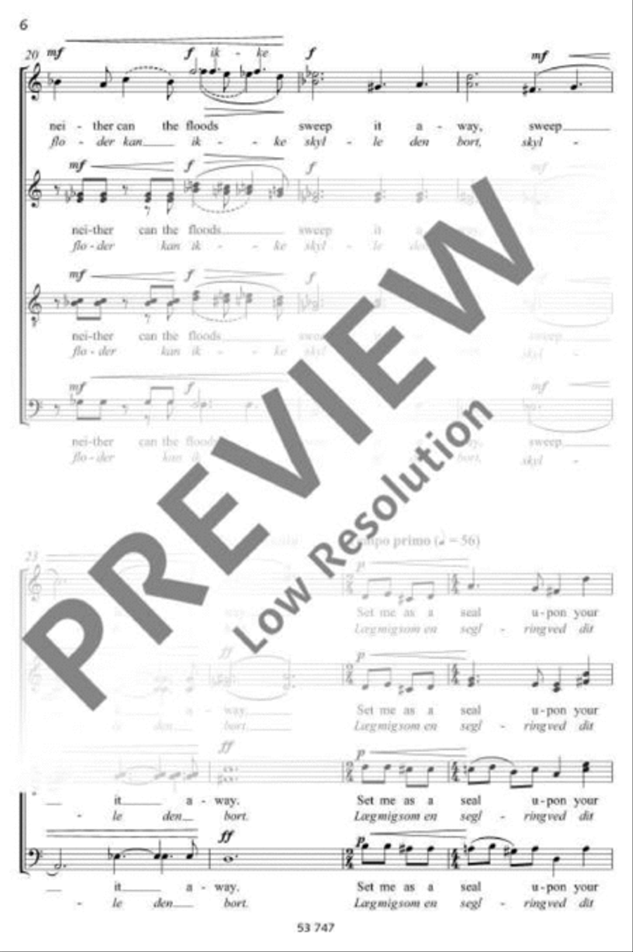 Set me as a seal upon your heart A Cappella scores gallery preview page 7