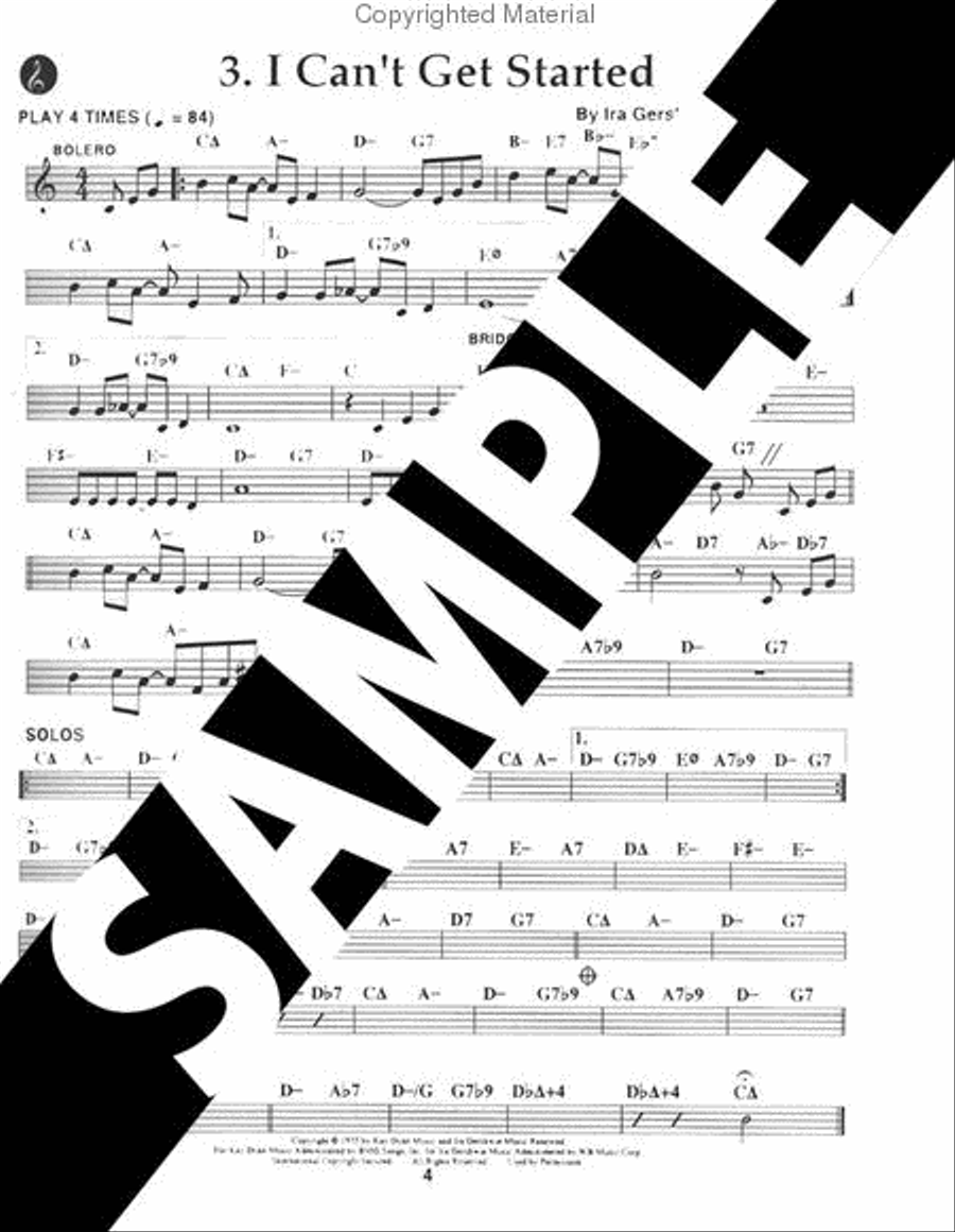 Volume 74 - Latin Jazz Voice scores gallery preview page 4
