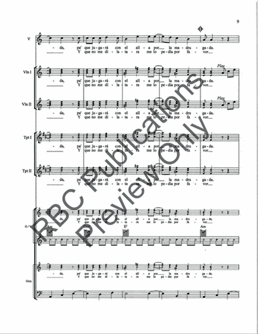 El Cascabel Voice scores gallery preview page 11