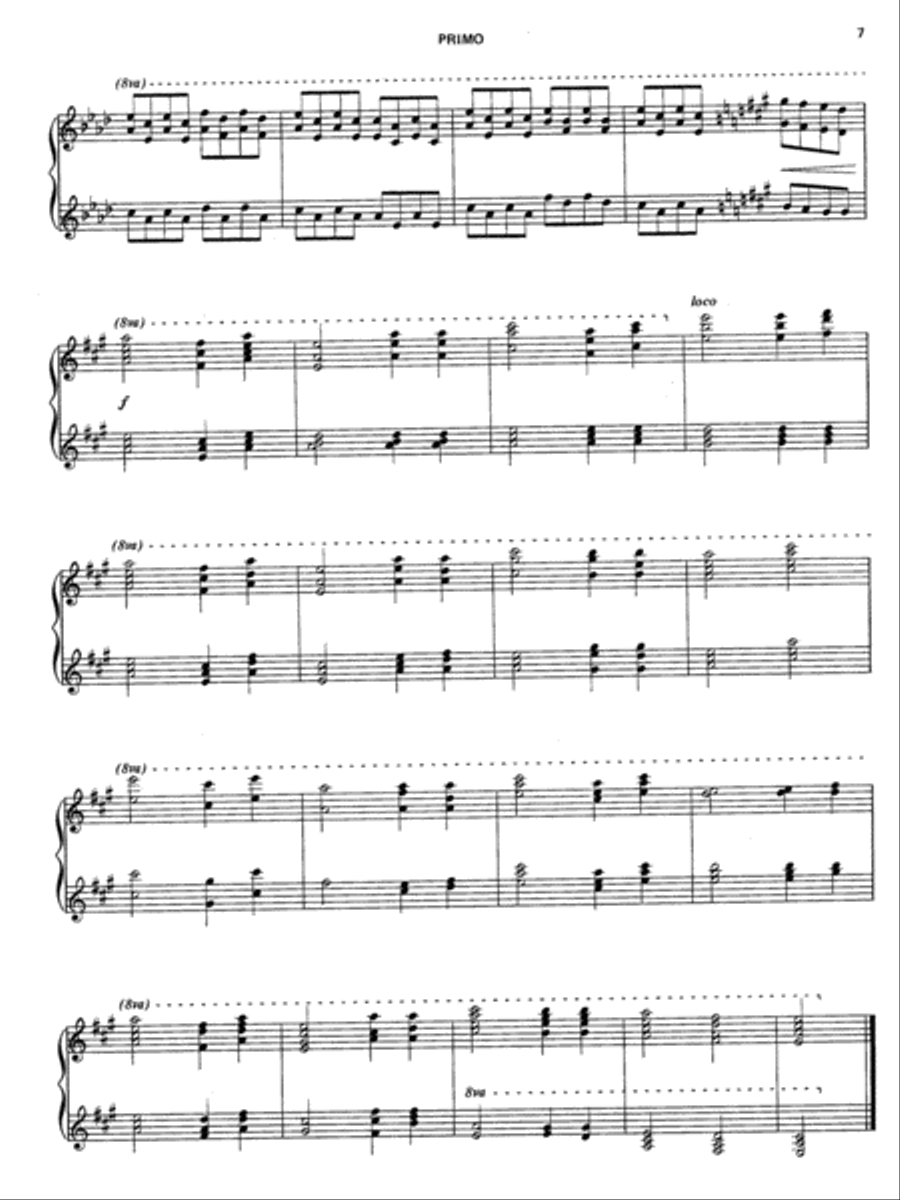 Sacred Classics for Four Hands Piano Accompaniment scores gallery preview page 7