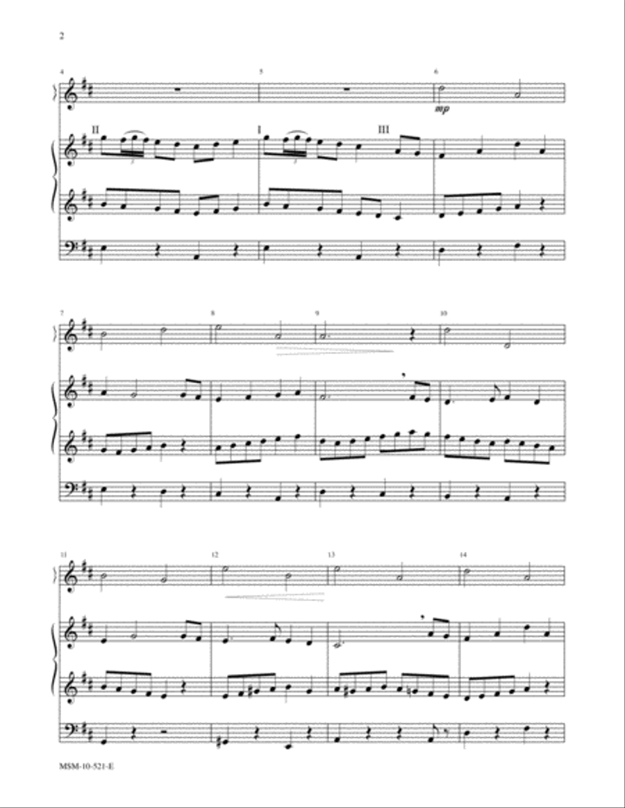 We Were Baptized in Christ Jesus Choir scores gallery preview page 2